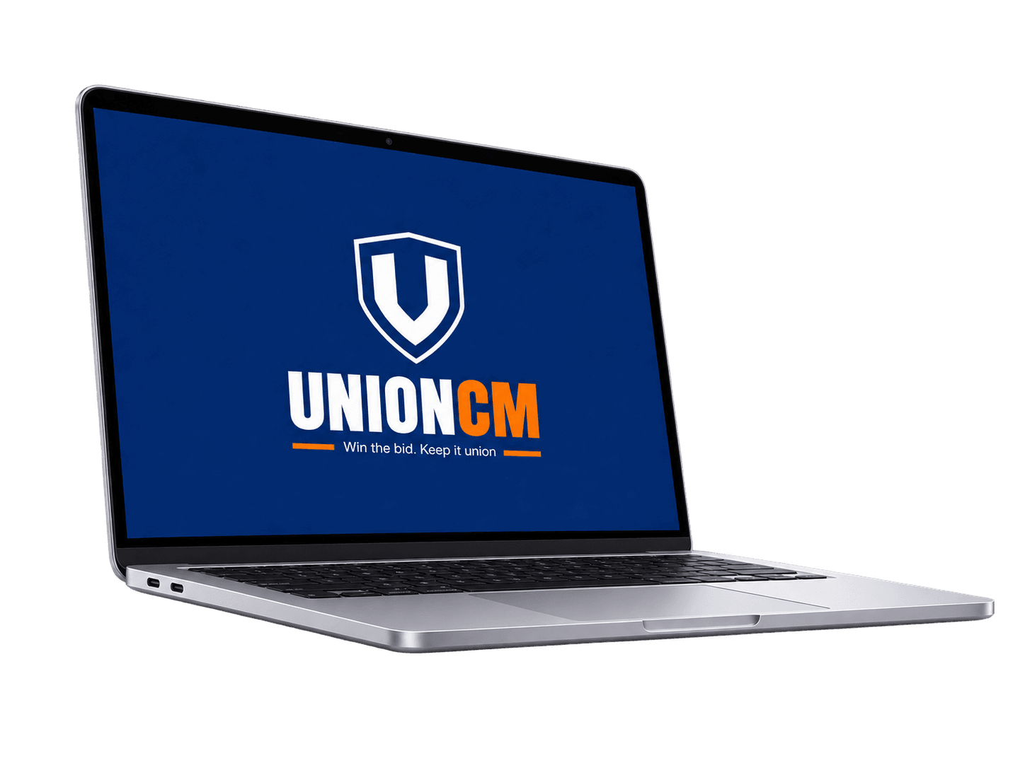 UnionCM dues and payments open on a laptop